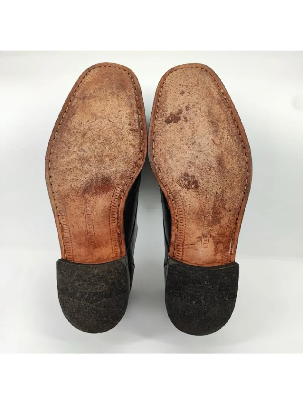 Cole Haan Men's Size 11.5 D Dress Shoes Black Leather Sole Luxury Oxford 18359